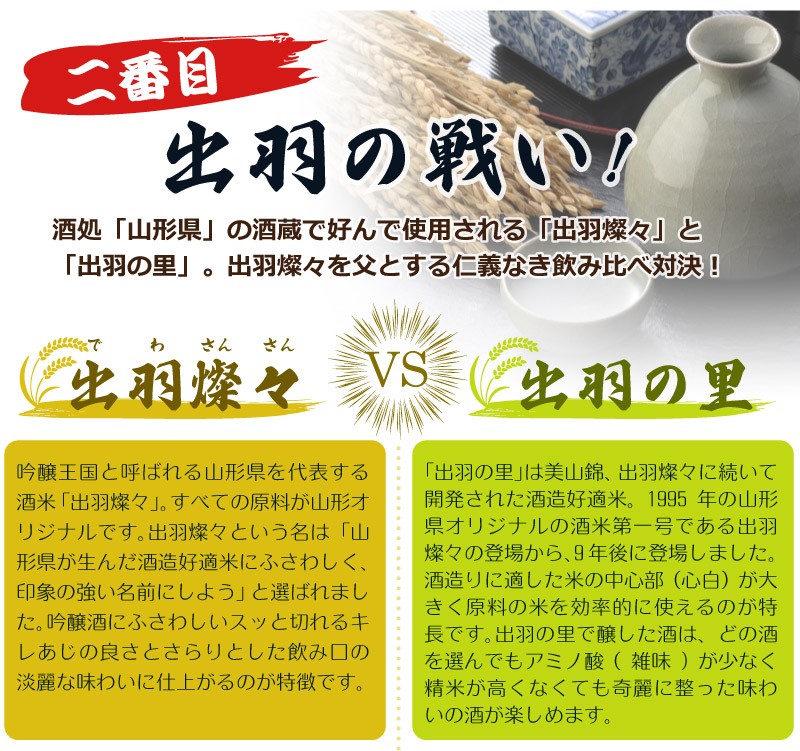 送料無料 日本酒セット 有名品種の酒米飲み比べ勝負 純米吟醸酒