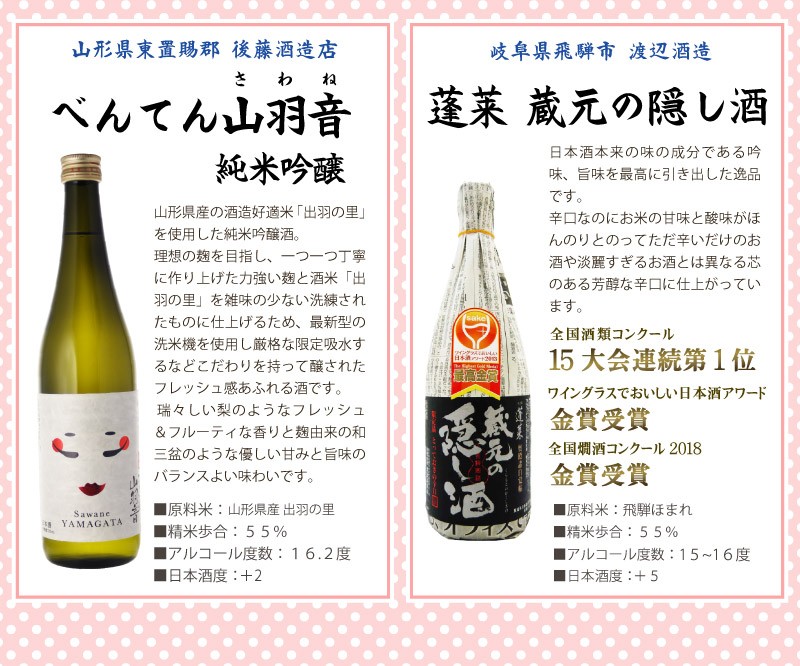 送料無料 フルーティー日本酒飲み比べ6本セット 女性にもおすすめ 720ml×6本セット（北海道・沖縄＋890円）  :101000720951:世界のお酒 ニューヨーク - 通販 - Yahoo!ショッピング