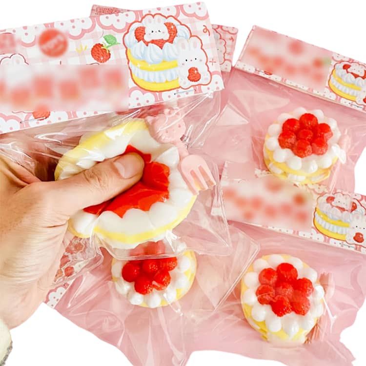 低反発 ストレス解消 おしゃれ スクイーズ Y2K ケーキ かわいい 大福