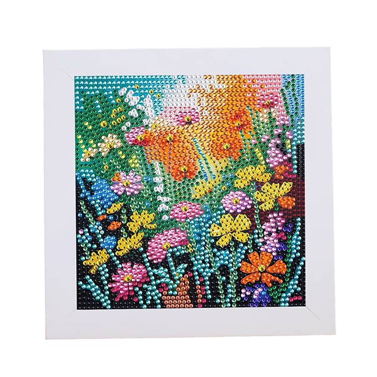 ダイヤモンドアート　小人さん18点セット キット ダイヤモンドアート 初心者 ビーズアート 子供向け 18×18cm