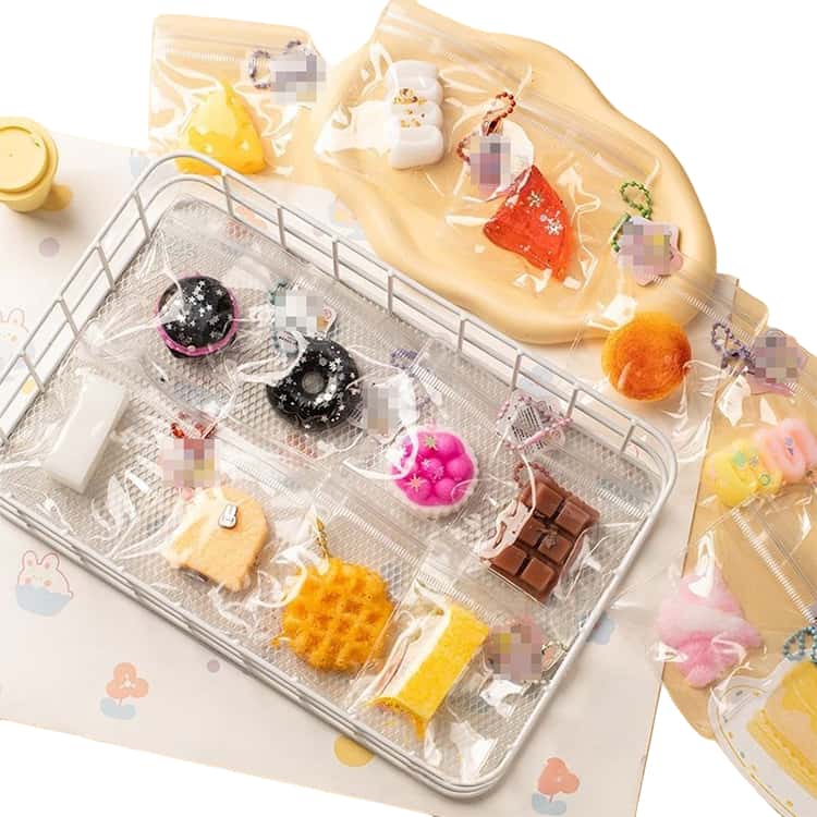 ミニスクイーズ チョコ キーホルダー ミニサイズ 食べ物 スクイーズ