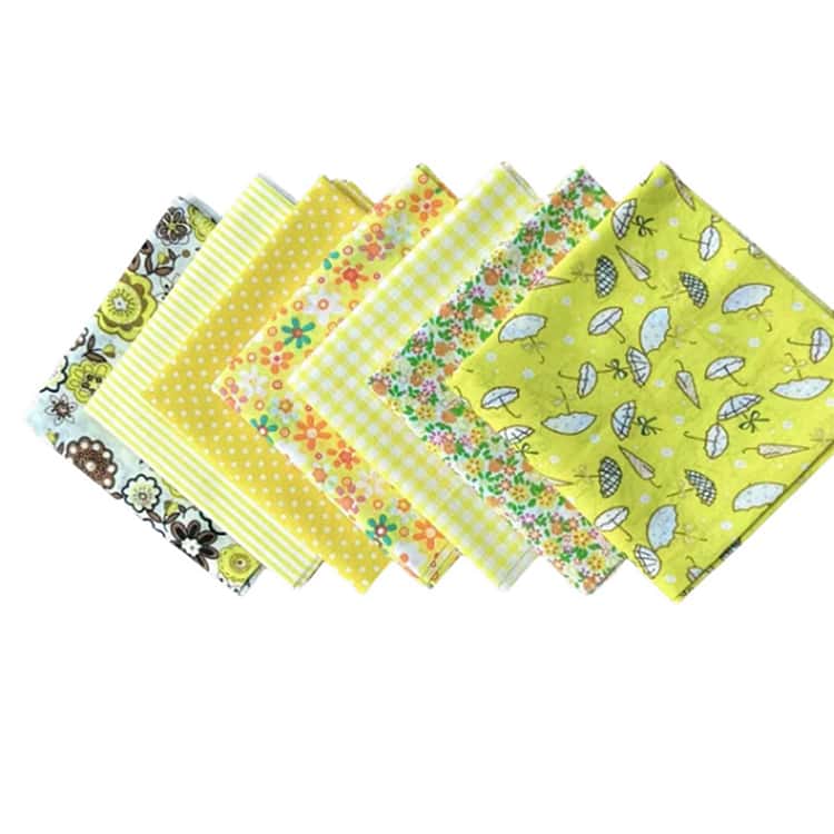 DIY用 布 花柄 50×50cm 生地 7枚セット ハンドメイド 綿 正方形