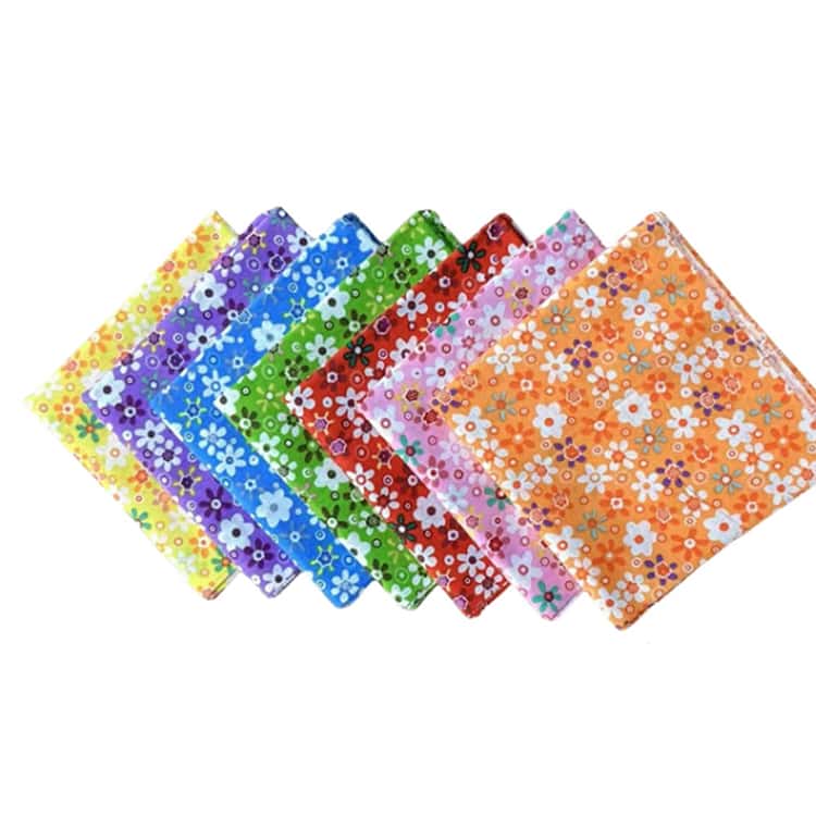 DIY用 布 花柄 50×50cm 生地 7枚セット ハンドメイド 綿 正方形