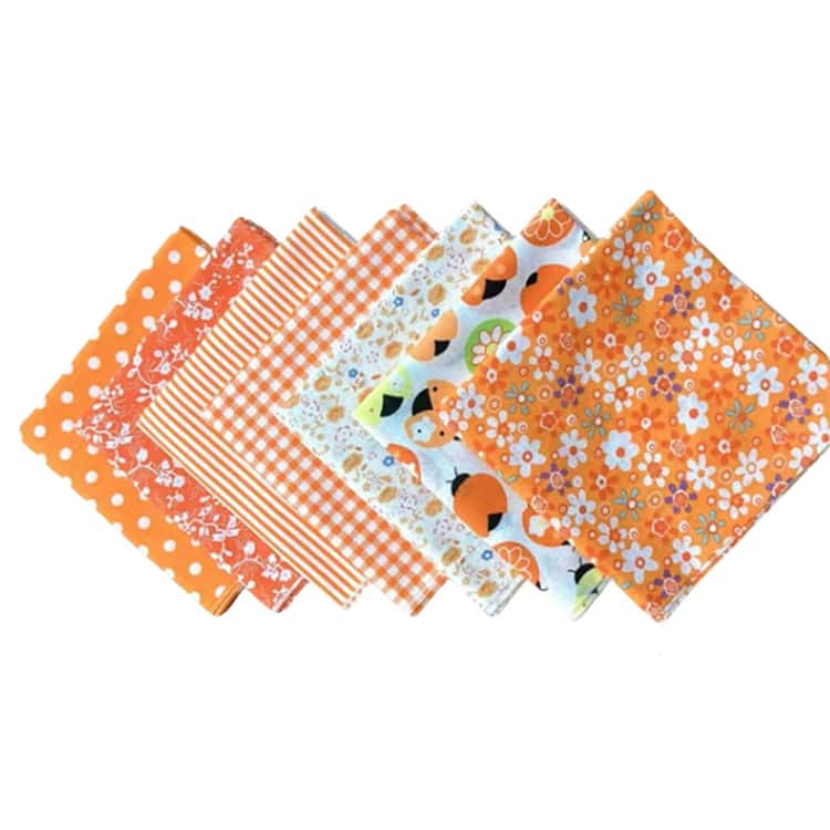DIY用 布 花柄 50×50cm 生地 7枚セット ハンドメイド 綿 正方形
