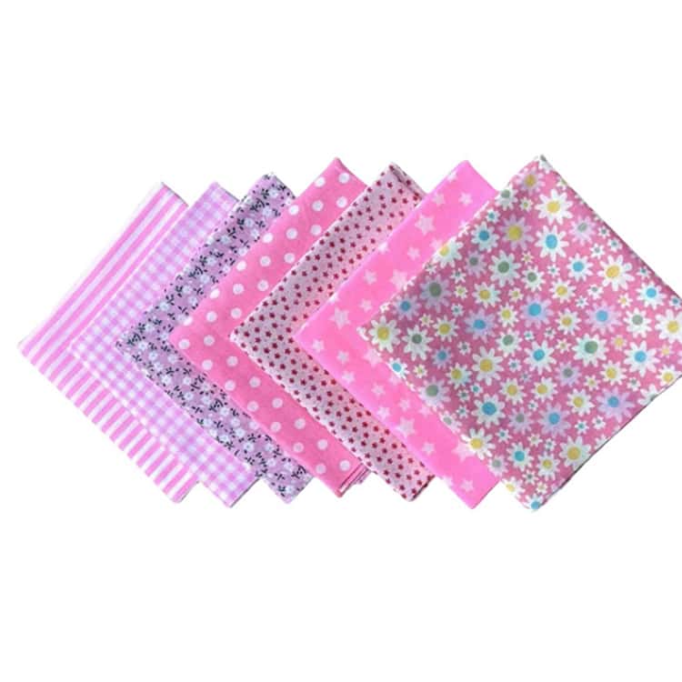 DIY用 布 花柄 50×50cm 生地 7枚セット ハンドメイド 綿 正方形