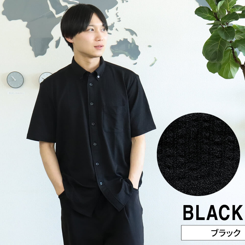 MUSINSA STANDARD MEN'S_リラックステクスチャー半袖シャツ_2色 MUSINSA STANDARD MEN'S_リラックステクスチャー半袖シャツ_2色