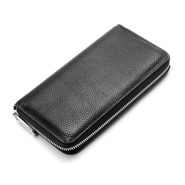 長財布 メンズ 本革 レザー カード ポケット 小銭入れ 収納 ウォレット ブラック デザイン ラウンドファスナー おしゃれ シンプル 大容量 軽量 グリーン | ブランド登録なし | 05