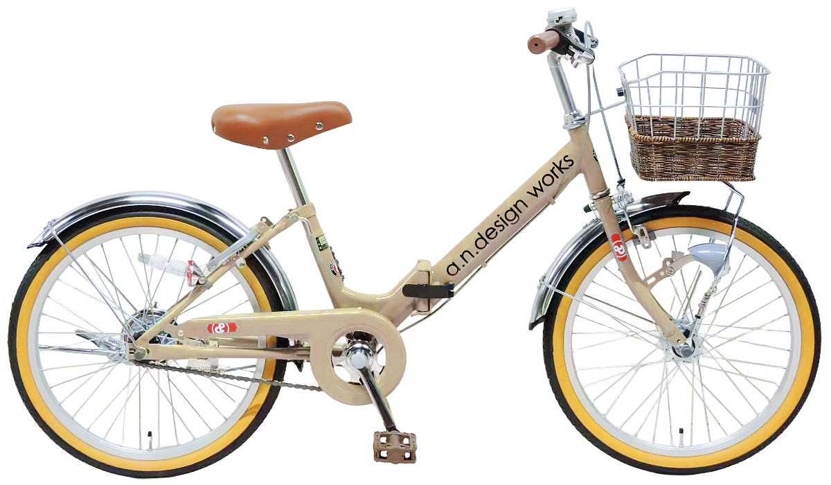 a.n.design-works 自転車 子供用 20インチ 折りたたみ 女の子 男の子