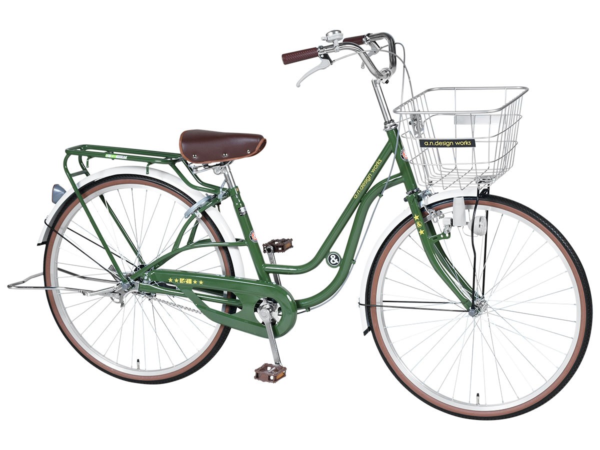 国内配送 A N Design Works Sd260 Classic 自転車 26インチ シティサイクル ライト ママチャリ お買物 シンプル ギアなし かご 鍵 おしゃれ 可愛い オススメ 通勤通学 完成品 組立済 包装無料 送料無料 Kalsekarhospital Com