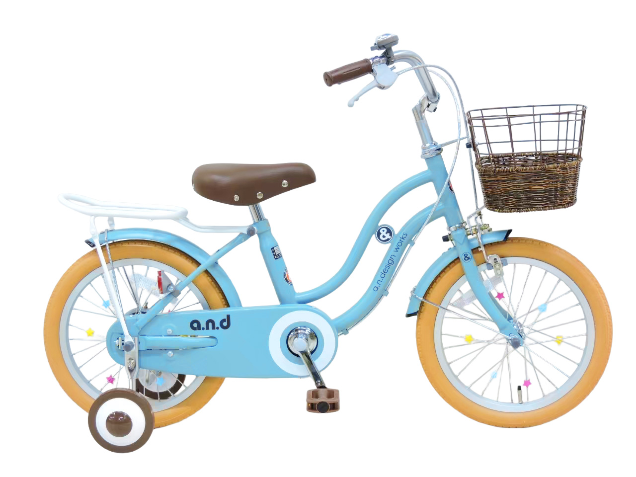 a.n.design-works 自転車 子供 18インチ 女 男 おしゃれ キッズ 身長