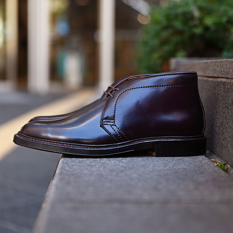 CORDOVAN CHUKKA BOOT/ブラック/レザー/1340/コードバンチャッカブーツ