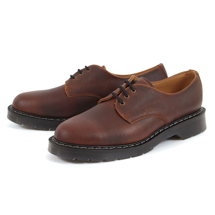 SOLOVAIR ソロヴェアー 3EYE GIBSON SHOE 3ホール ギブソンシュー S3-995 ブラウン 値下げしました