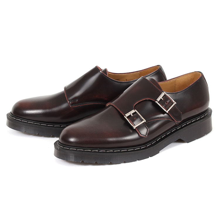 SOLOVAIR ソロヴェアー DOUBLE BUCKLE MONK SHOE ダブル バックル モ...