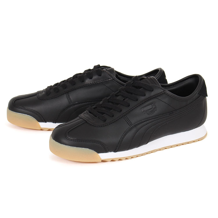 PUMA プーマ ROMA LEATHER ローマ レザー 392432-01 ブラック/ブラック