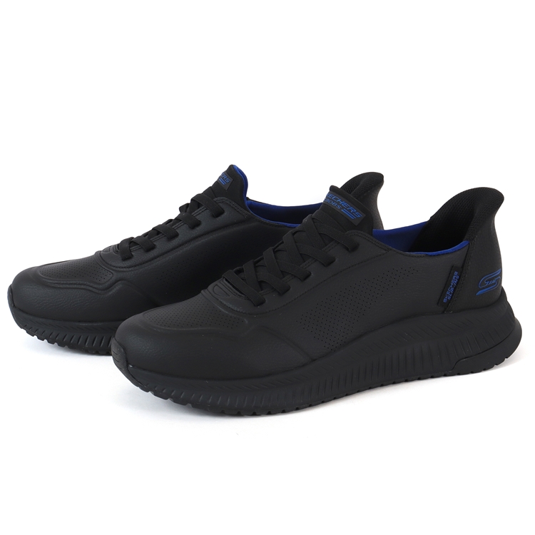 【ひまわり】SKECHERS ブラック スニーカー 　slip_ins SKECHERS スケッチャーズ SLIP-INS スリップインズ ボブス