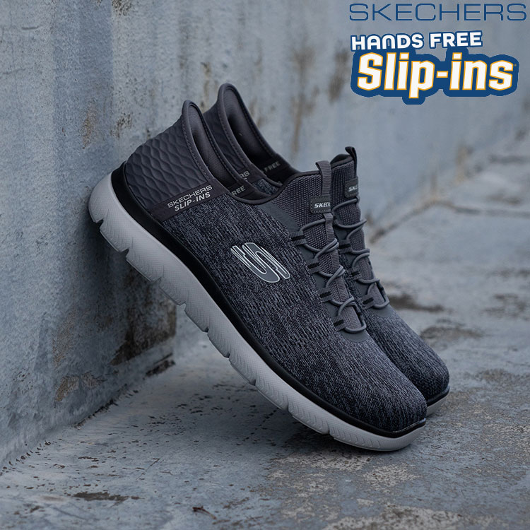 SKECHERS �X�P�b�`���[�Y SLIP-INS �X���b�v�C���Y �T�~�b�c �L�[�y�[�X 232469W CCBK �`���R�[��/�u���b�N