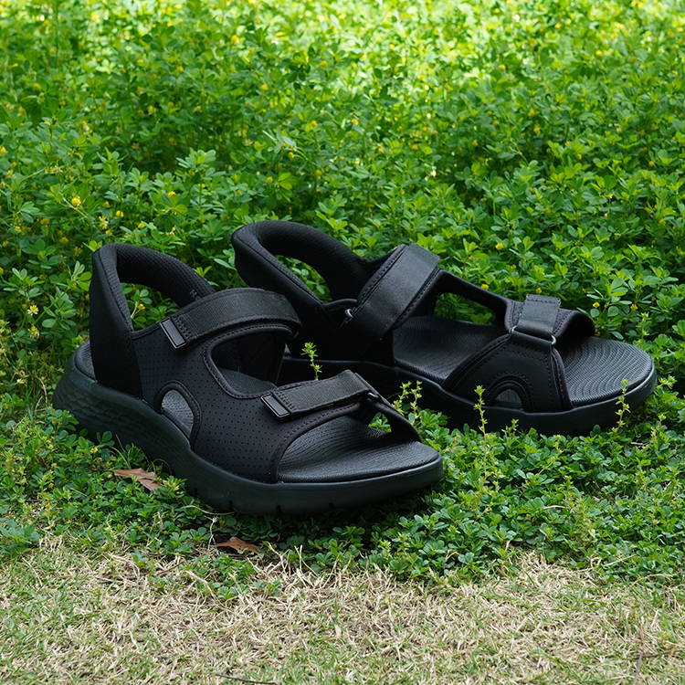 SKECHERS �X�P�b�`���[�Y SLIP-INS �X���b�v�C���Y �S�[�E�H�[�N �t���b�N�X �T���_�� �C�[�W�[ �G���g���[ 229210 BKLM OLV