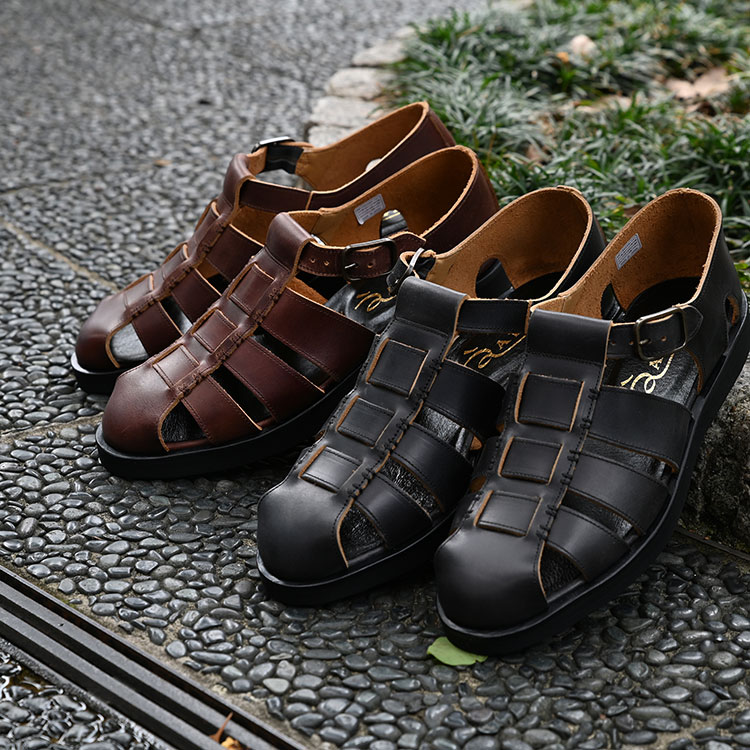 ゼウス ZEUS グルカサンダル （Vacc Nero） -ファッション通販