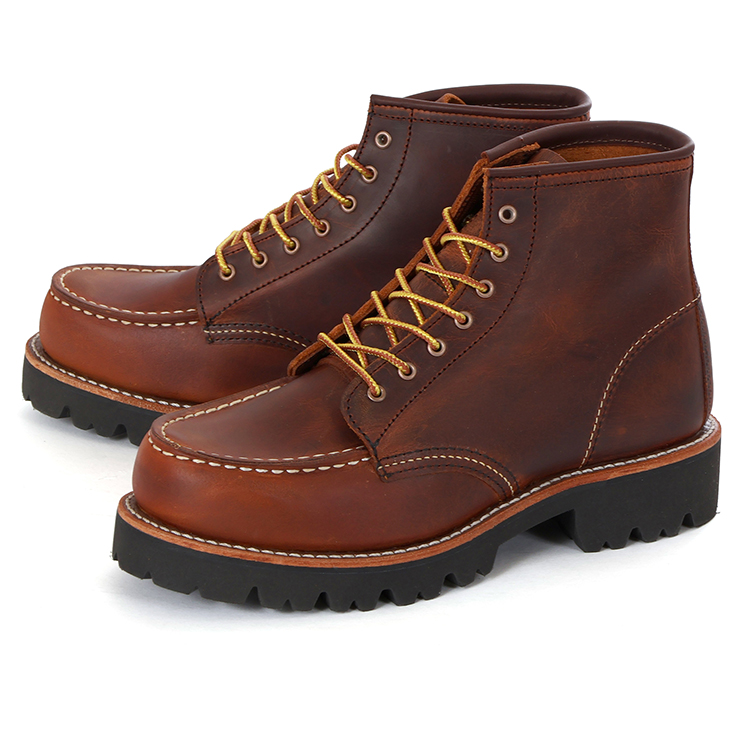 RED WING ブラウン ハイカットブーツ（箱付き） RED WING SHOES（レッドウィング） Red Wing W PORTER MOC ウィメンズ
