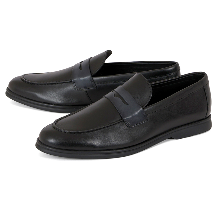 MaisonUのローファー 新品】 MAISON KITSUNE / メゾンキツネ | レザー スエード切替 バイ