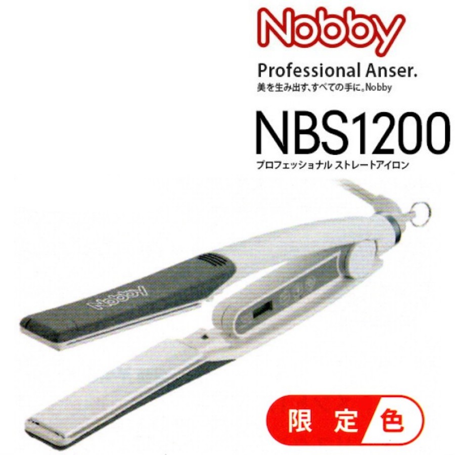 Nobby ストレート ヘアアイロン NBS1200 ホワイト テスコム ノビー