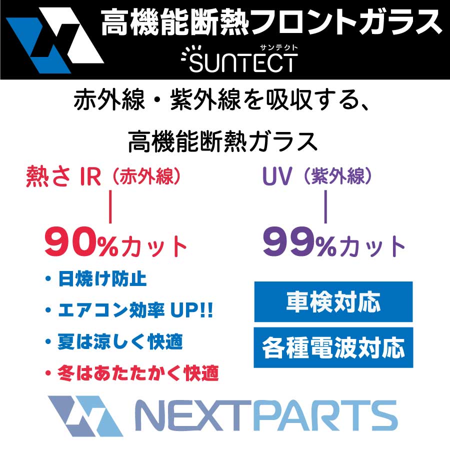 サンテクト フロントガラス エクストレイル（自動車）の商品一覧 | 車