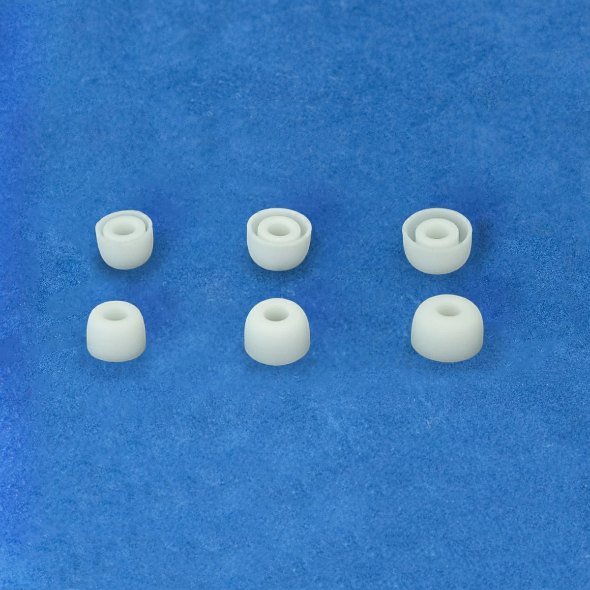 イヤーピース シリコン カナル型 ハーフ型 セット 黒 白＜アウトレット＞ | ブランド登録なし | 02