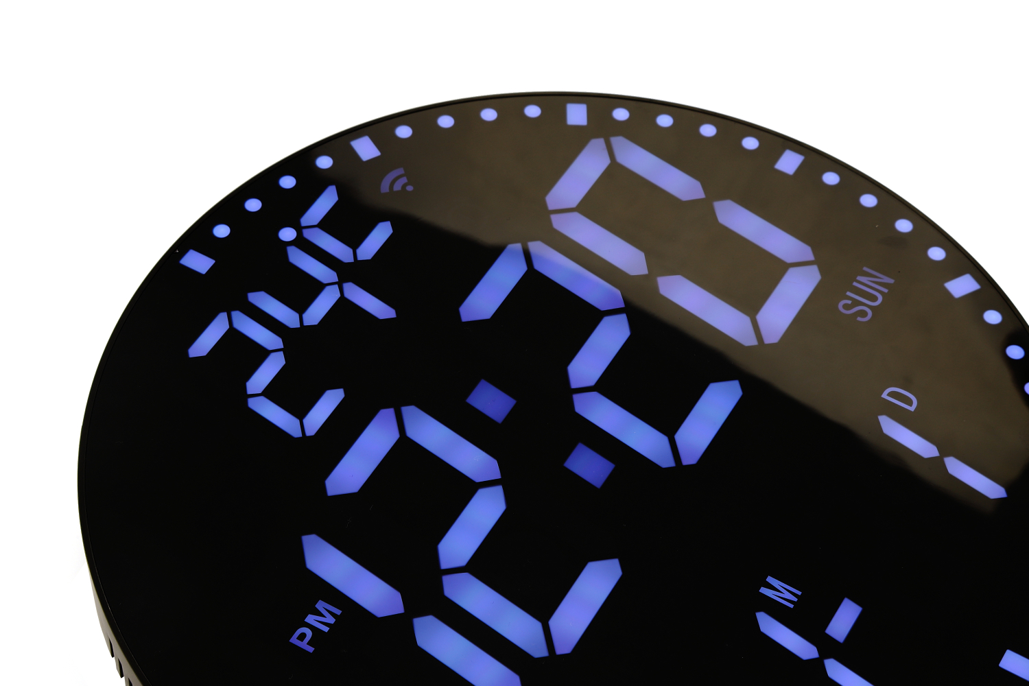 壁掛け 時計 LED デジタル おしゃれ 北欧 デザイン 静音 モダン