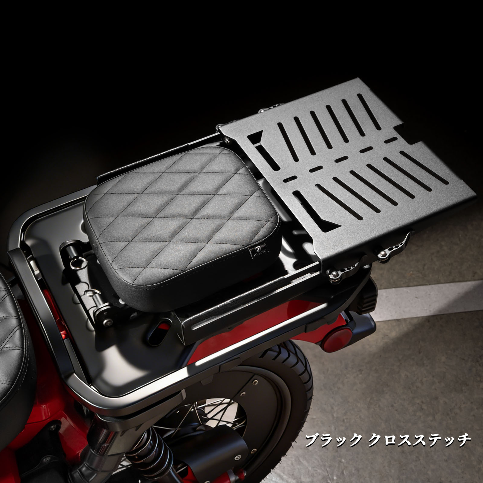 ハンターカブ　CT125 タンデムシート　スライドキャリア　背もたれ　バイク クロスカブ ハンターカブ CT125 スーパーカブ スライドキャリア