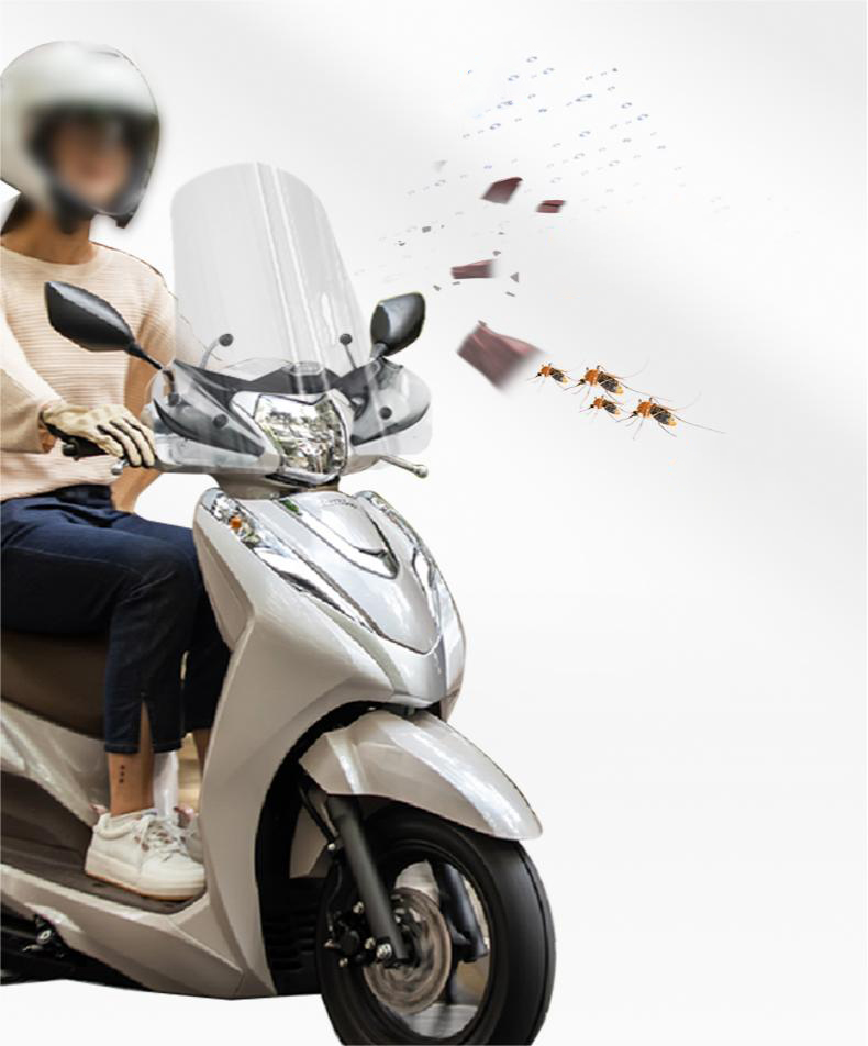 ホンダ（HONDA） リード ウインドシールド フロントグラス 風防 バイク