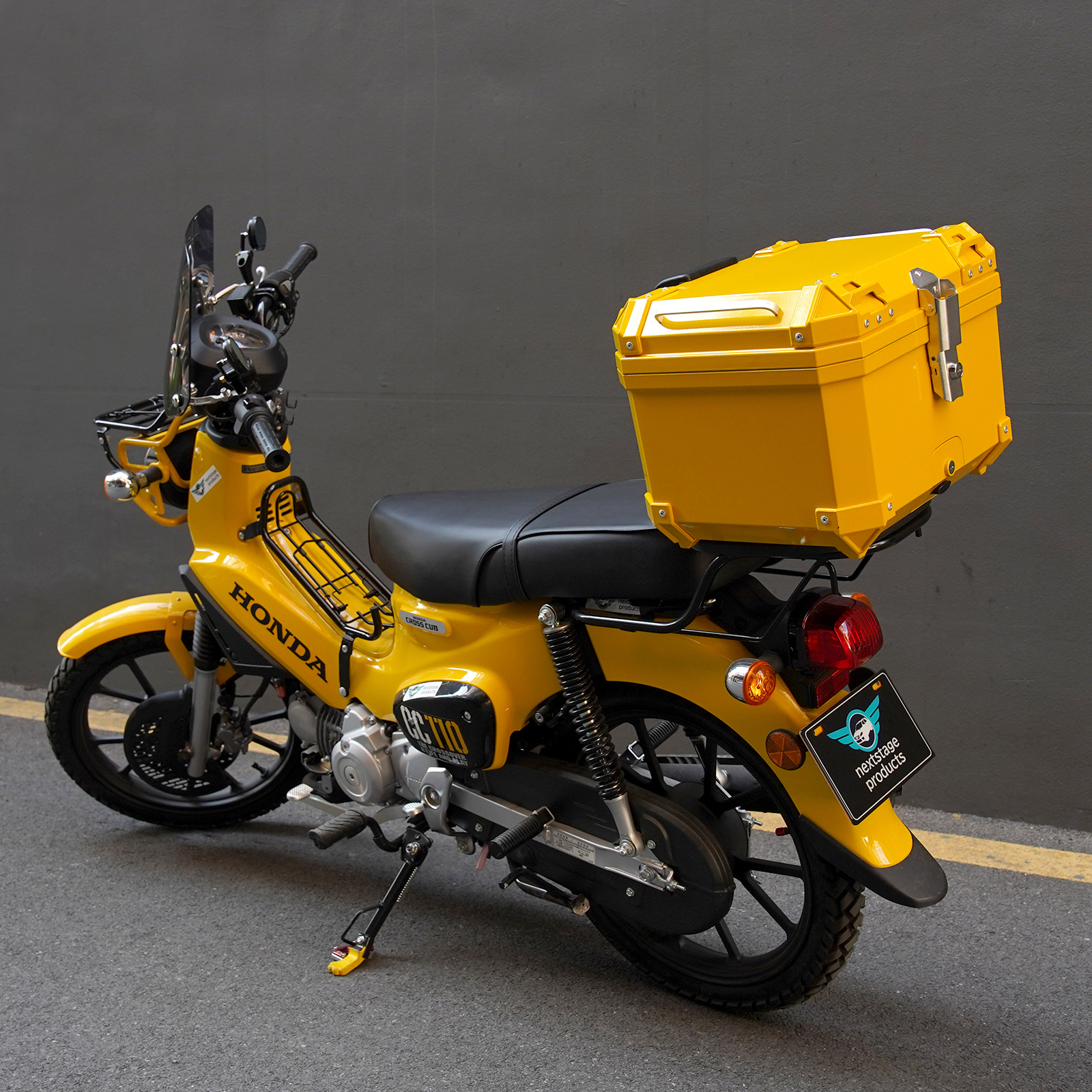 23色 45L 大容量 リアボックス バイク バイク用 スパーカブ クロスカブ 