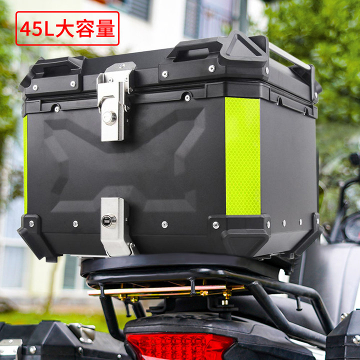 バイクボックス 45L リアボックス バイク 大型 大容量 トップケース アルミ ハードケース パーツ カスタム ブラック バイク用 鍵付き 鍵付  汎用 : m04-box-45bk : ネクストステージ1号店 - 通販 - Yahoo!ショッピング