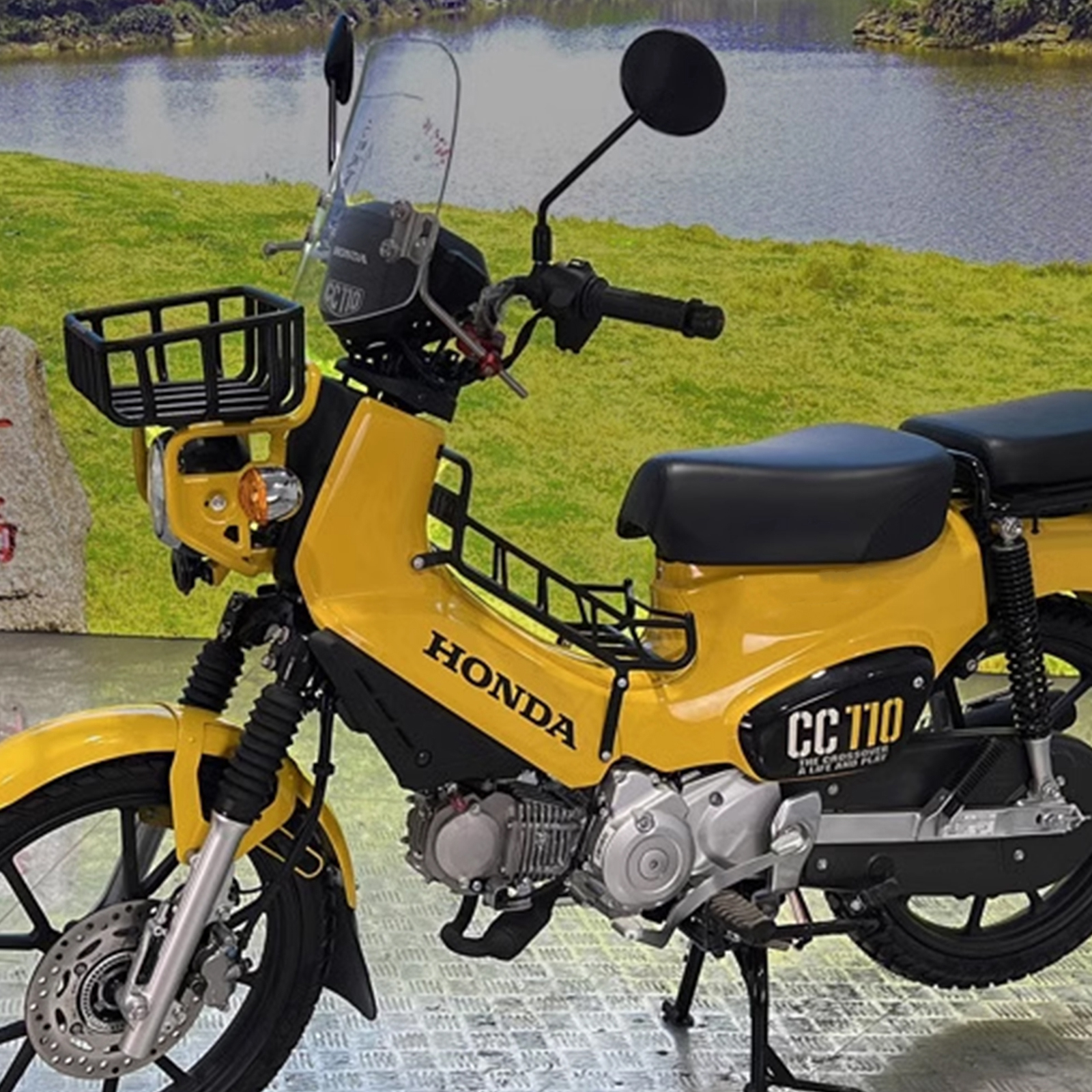 AA09スーパーカブ50の黄色い外装 カブプロの着せ替え用とかに