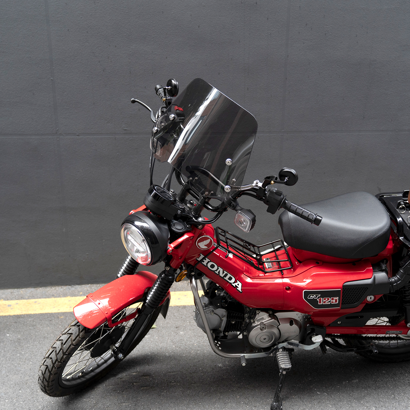 モンキー ウインドシールド Monkey 125 大型 ウメーターバイザー