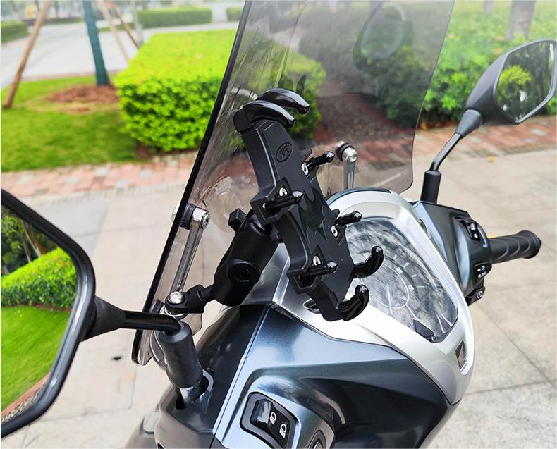 バイク用フロントガラス オートバイアクセサリーユニバーサル 7/8 "