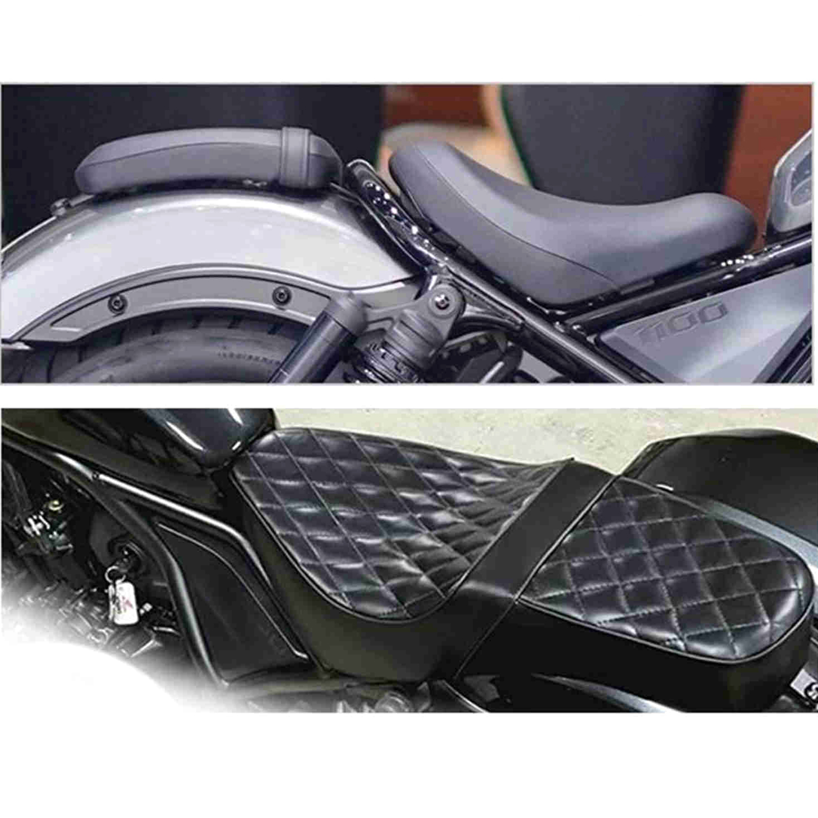 レブル ホンダ 1100 REBEL ダブルシート 交換用シート 厚さ
