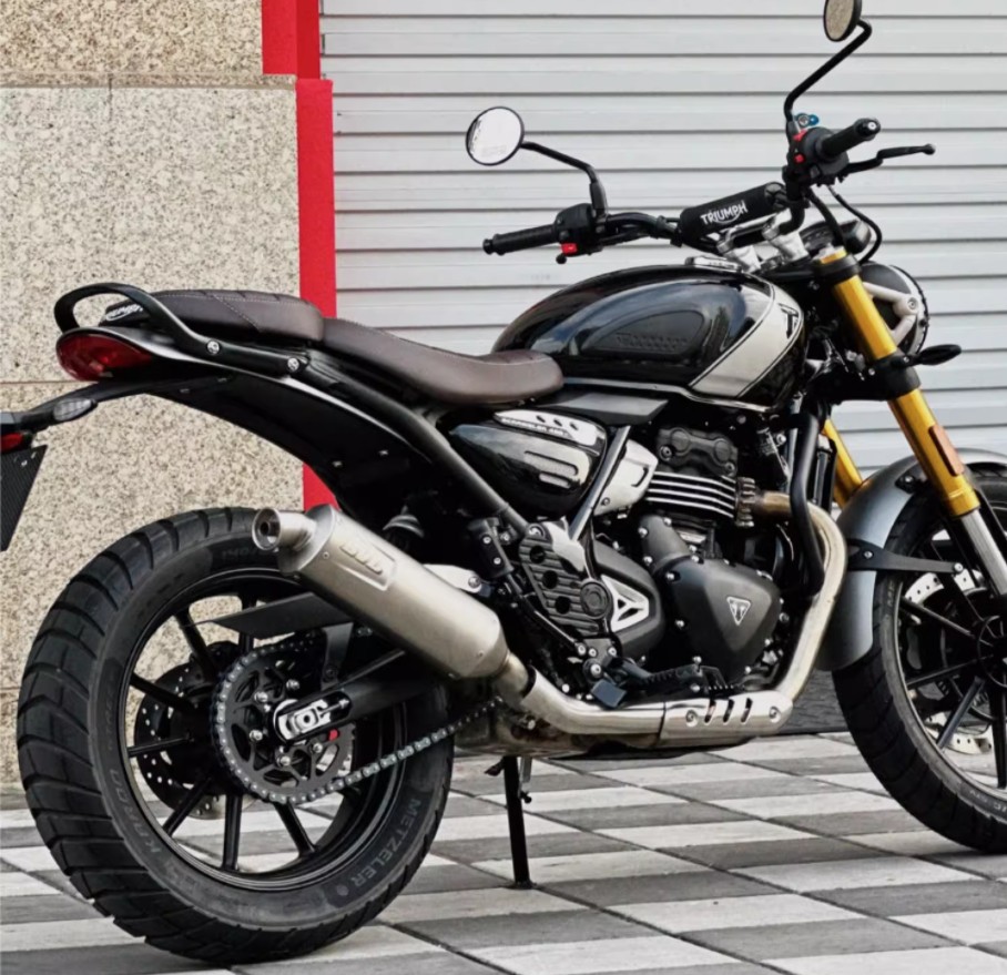 スクランブラー 400X スピード 400 フルエキゾースト マフラー