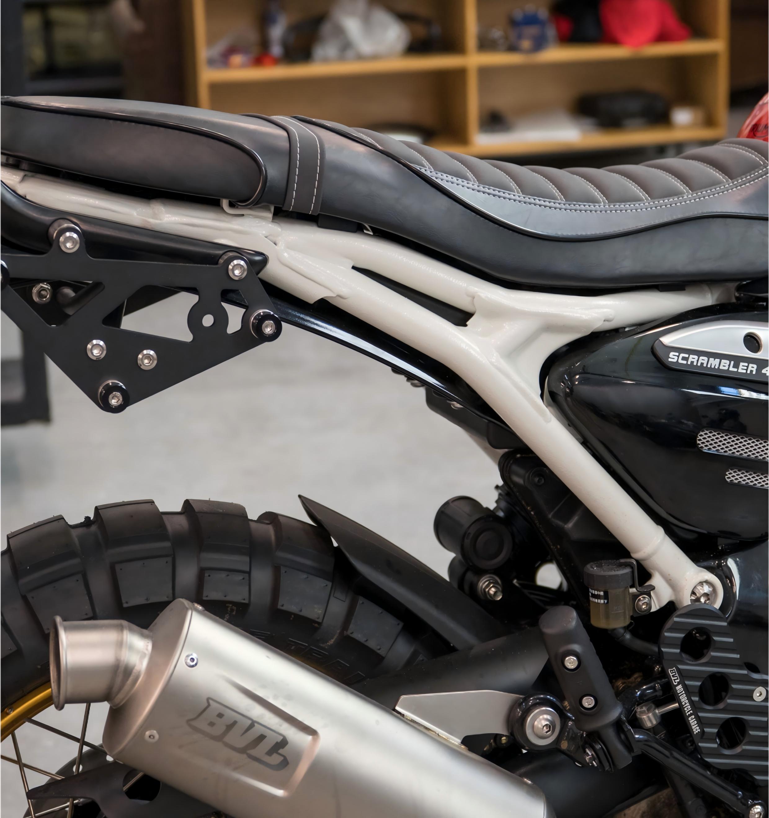 スクランブラー 400X スピード 400 2025年式も カスタム クッション