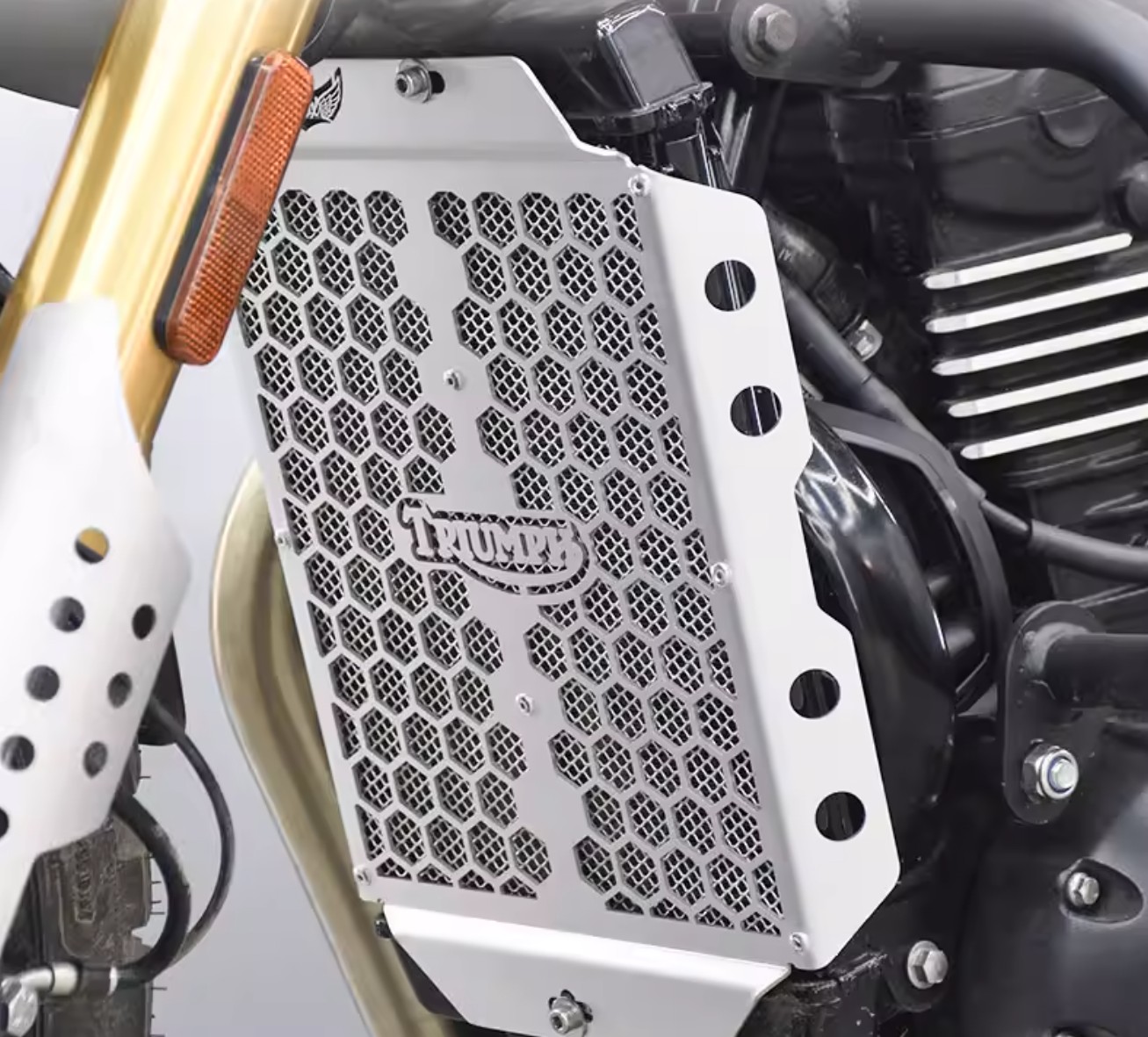 スクランブラー 400X スピード 400 ラジエーター ラジエーターガード カバー ガード プロテクター 擦り傷防止 アルミ合金製 各色選択 外装パーツ 取寄せの画像