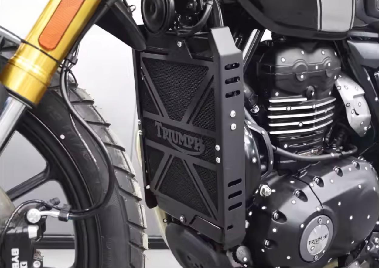 スクランブラー 400X スピード 400 ラジエーター ラジエーターガード カバー ガード プロテクター 擦り傷防止 アルミ合金製 各色選択 外装パーツ 取寄せの画像