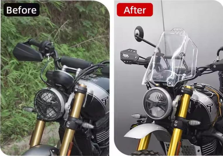 ホンダ（HONDA） スクランブラー 400X 新型 ウインドシールド フロント