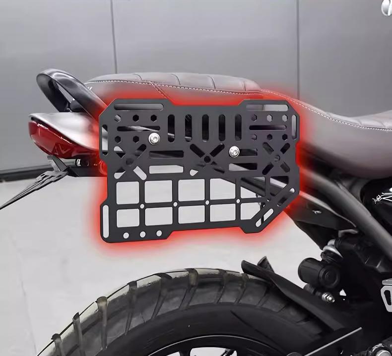 スクランブラー 400X サイドラック 左側セット 右側装着 サイドバッグサポート 荷物ラック バイクラック 取付ブラケット サイドタイヤ擦れ防止ラック 取寄せ