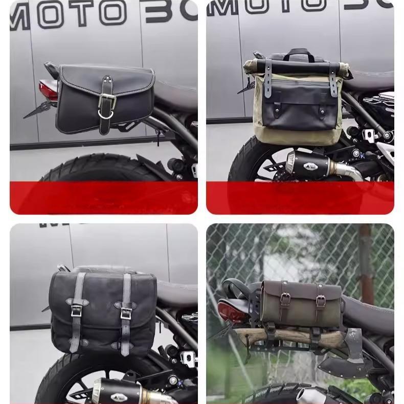 スクランブラー 400X サイドラック 左側セット 右側装着 サイドバッグサポート 荷物ラック バイクラック 取付ブラケット サイドタイヤ擦れ防止ラック 取寄せの画像