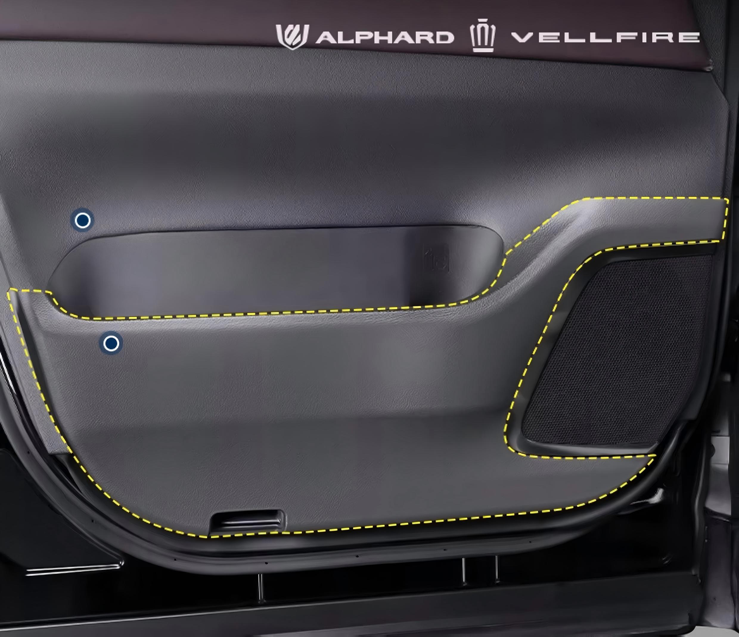 トヨタ（TOYOTA） ヴェルファイア40系 に適用 ドアキックガード