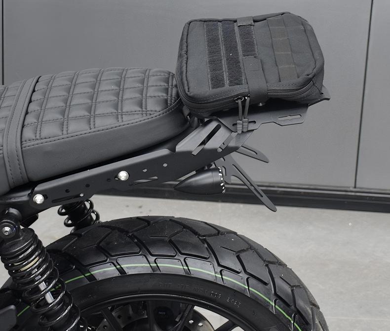 ホンダ CL250 CL500 リアキャリア トップケースキャリア アールスペース キャリア ブラック ステインレス 金属 丈夫 一体感 シルバー ブラック 純正交換 取寄せの画像