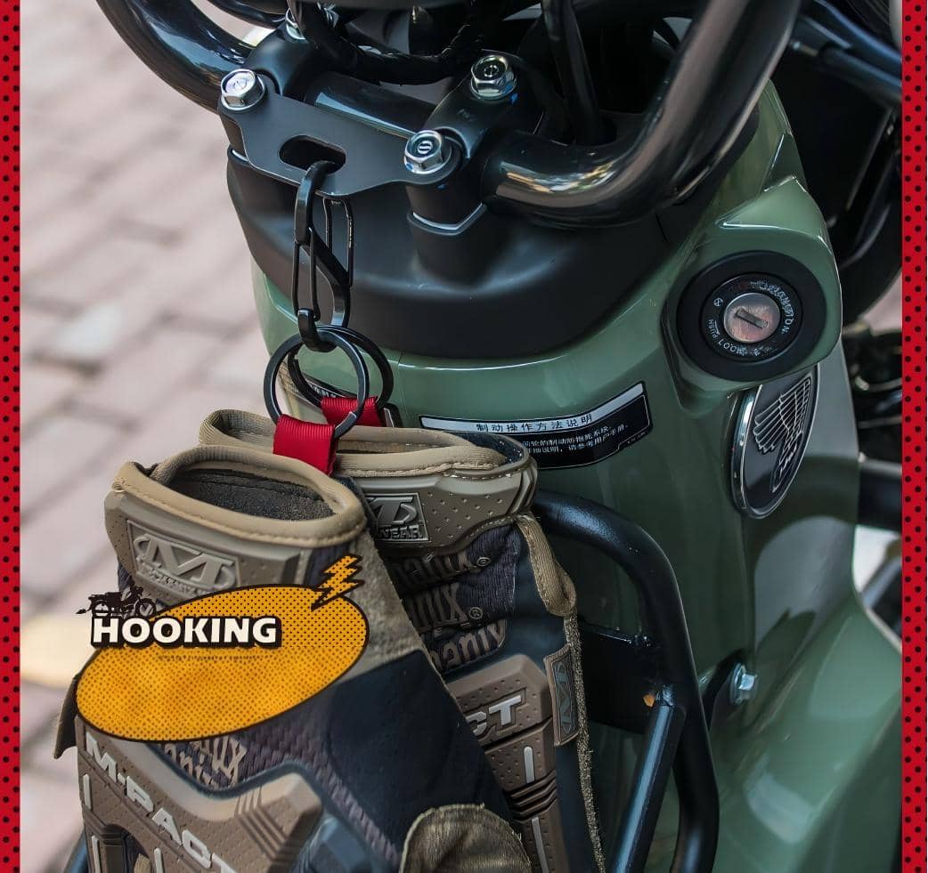 お取引感謝【カブ用？】フロント子供載せ・カブ用？ クロスカブ CC110 CC50 荷物フック 便利 ステインレス フロントフック