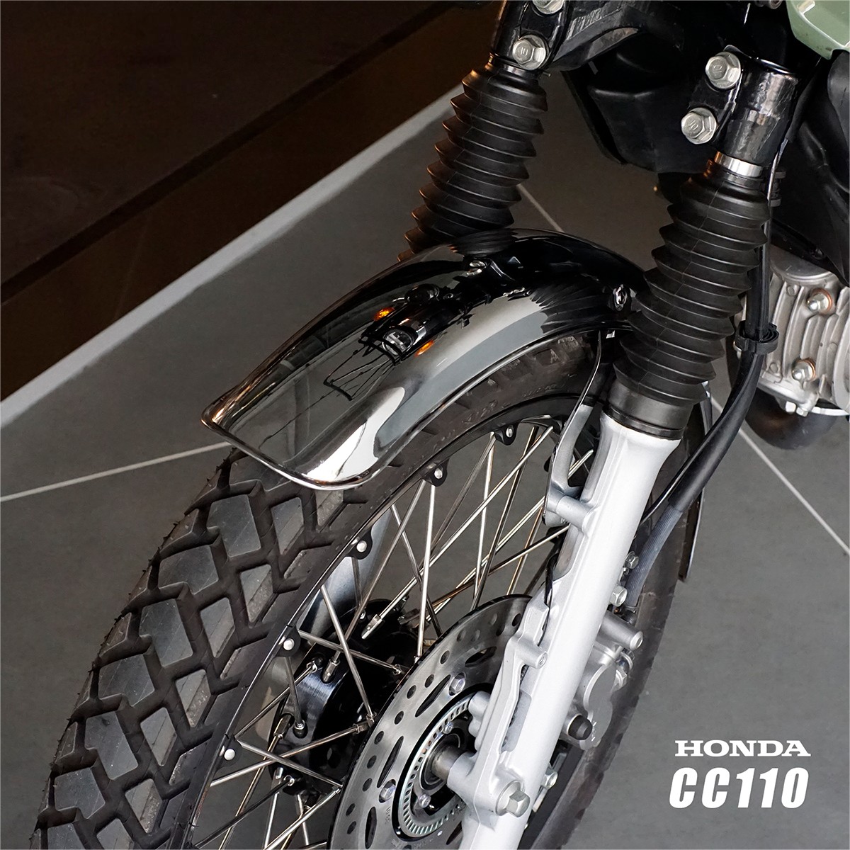 クロスカブ スーパーカブ CC50 CC110 フロント フェンダー ステイン