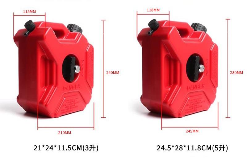 クロスカブ CC110 サイドラック サイドバッグサポート 燃料タンク 水タンク ガソリンタンク セット 鍵付き 盗難防止 パーツ カスタム 3L 5L 取寄せの画像