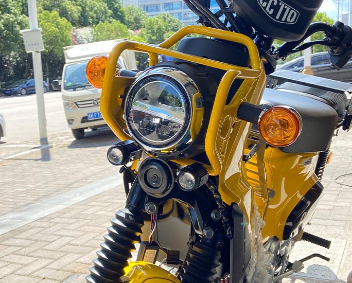 【週末限定！値下げ中】ハンターカブ用フォグランプ(黄) スイッチ付き ハンターカブ CT125 バイク用フォグランプ・ドライビングランプ 2色