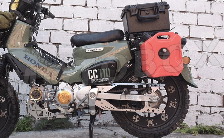 スーパーカブ 50 110 C125 ホイールカバー 【一体式】 クロスカブ CC110 17インチ ホイールプロテクター ホイールガード アルミニウム合金 前後セット 取寄せの画像